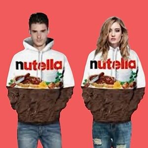 🤎NUTELLA!! SUPER COOL 3D HOODIE!! WHO DOESN’T LOVE NUTELLA?! *UNISEX* 🤎